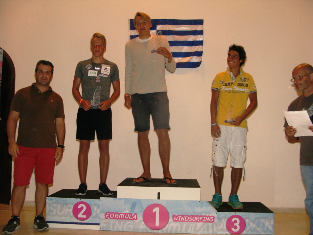 Tristen Erik Kivi on Formula purjelaua noorte Euroopa meister