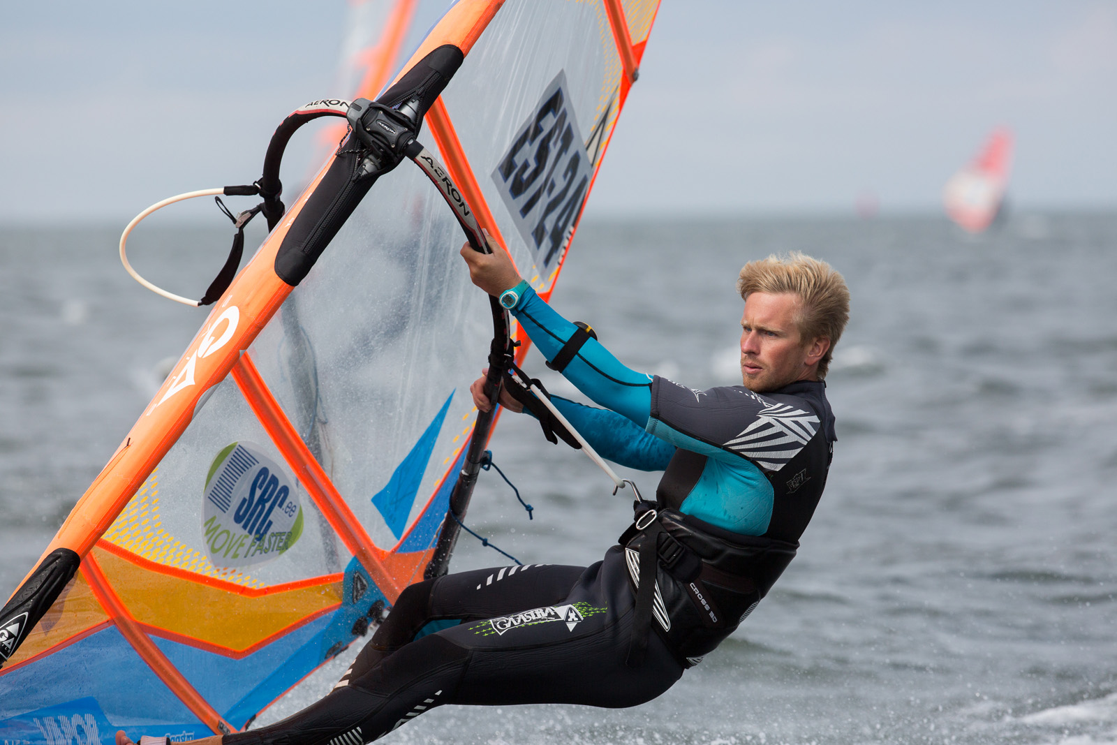 Purjelaua slaalomi Eesti MV liidrid on John Kaju ja Brigita Viilop