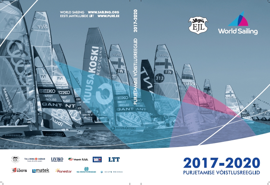 Ilmunud on Purjetamise Võistlusreeglid 2017-2020 raamat