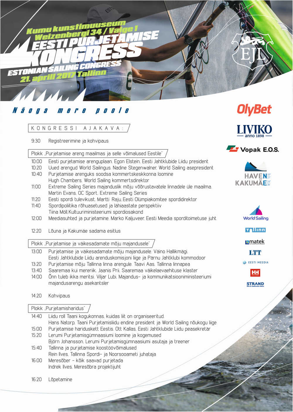 Eesti Purjetamise Kongressi otsepilt