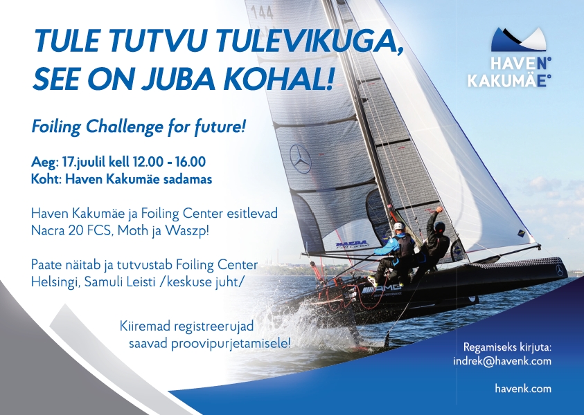 Foiling Challenge 17. juulil Haven Kakumäe sadamas