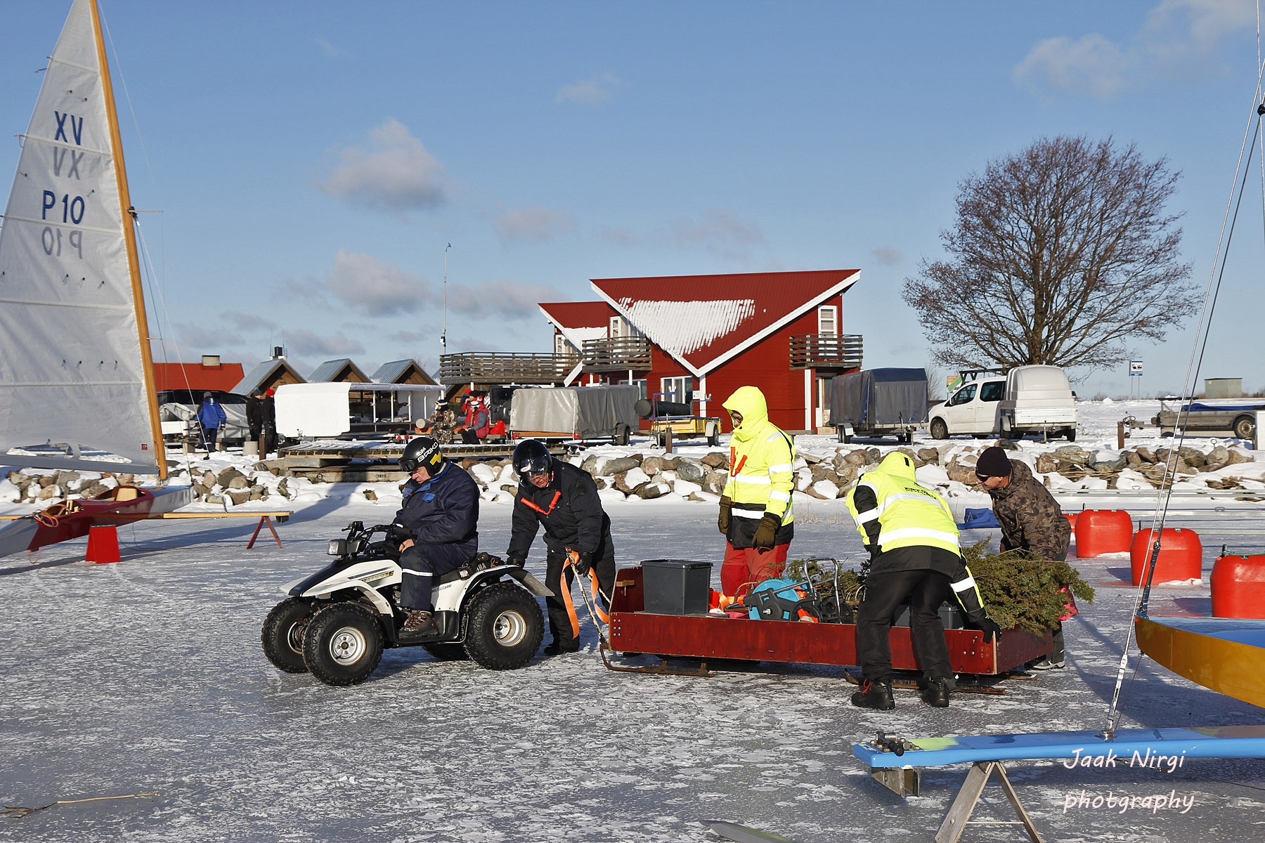 Täna avati Hiiumaal 2018. aasta Euroopa meistrivõistlused jääpurjetamises