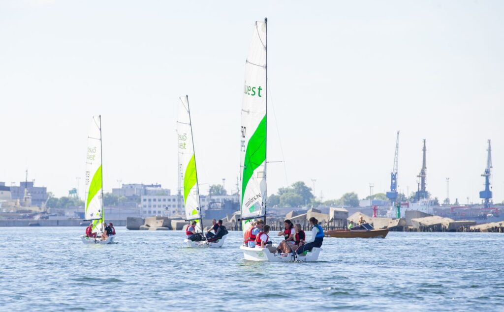 Tallinna Merepäevadel käidi Eriliste Purjetajate projekti raames purjetamas