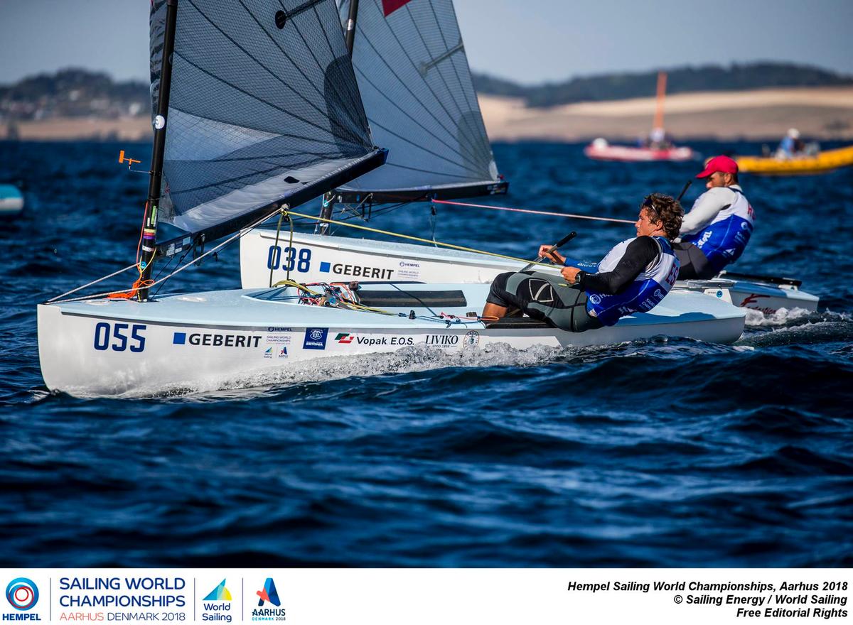 Purjetamise MM-i 3. päev: Karl-Martin Rammo: Esimeses tänases sõidus sõitsin hea fiilinguga ja finišis olin kolmas, mis on väga hea!