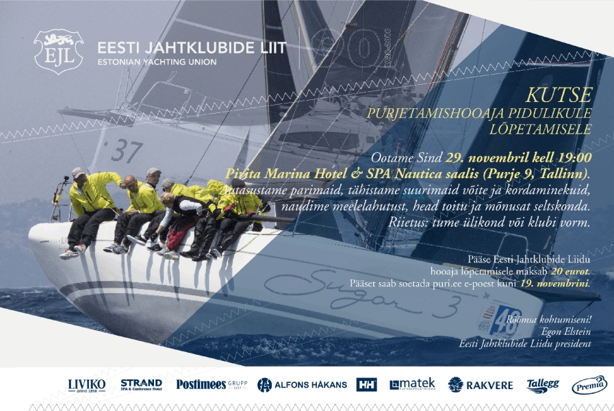 Eesti Jahtklubide Liidu hooaja lõpetamine