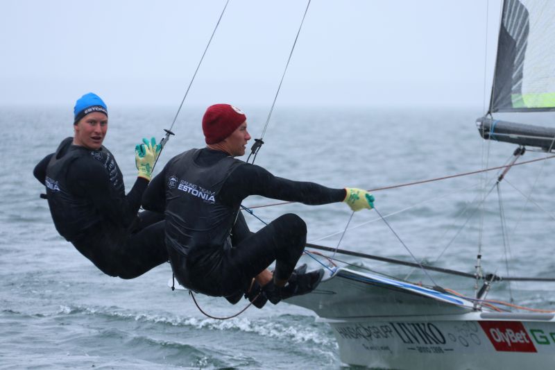 Garmin Purjetamise Eesti Meistrivõistluste sarja etapp jätkus Hiiumaal tuulistes oludes