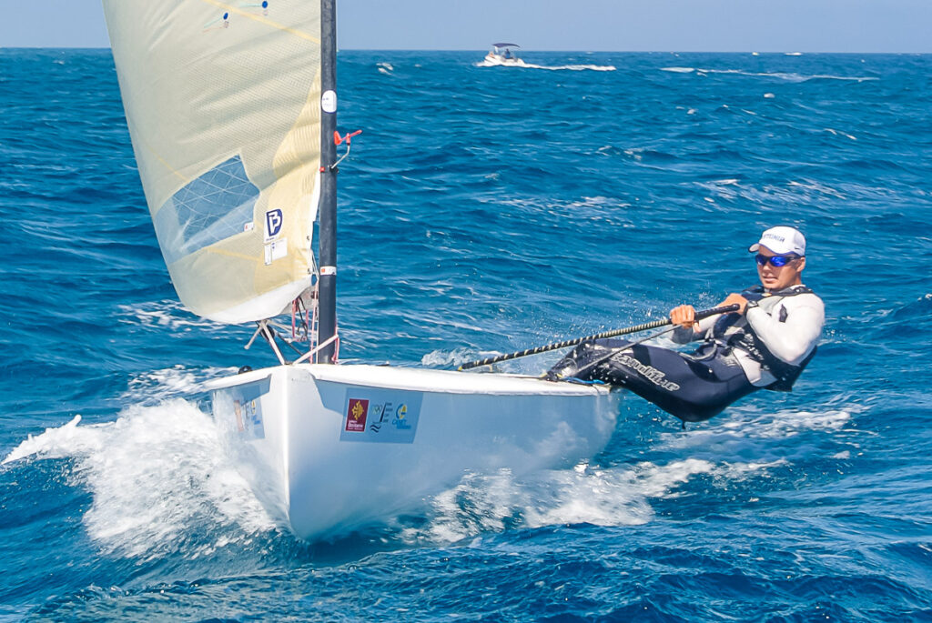 EOK premeeris purjetamise medalivõitjat Taavi Valter Taveteri ja tema treenerit