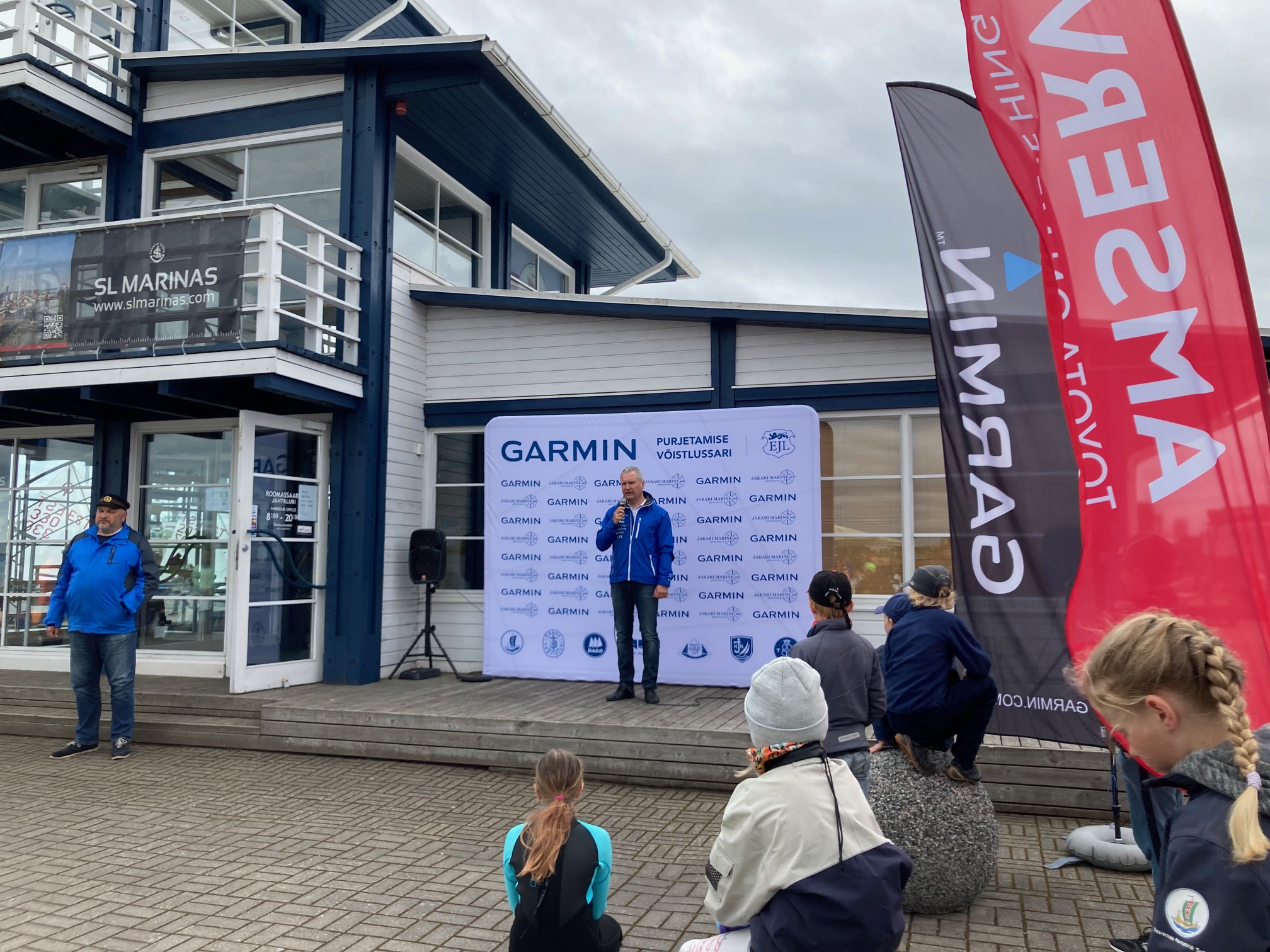 Garmin Purjetamise Eesti Karikasari avati täna Roomassaares Saaremaa Merispordi Seltsi regatiga