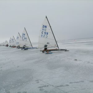 Jääpurjetamise Eesti Karika kolmanda etapi võitis DN klassis pärnakas Mihkel Kosk