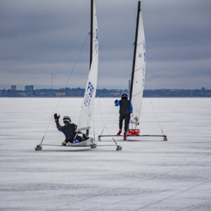 Haapsalus toimunud noorte jääpurjetamise suurvõistlused lõppesid kolmapäeval, kui lisaks maailmameistrile kuulutati välja ka Euroopa meister