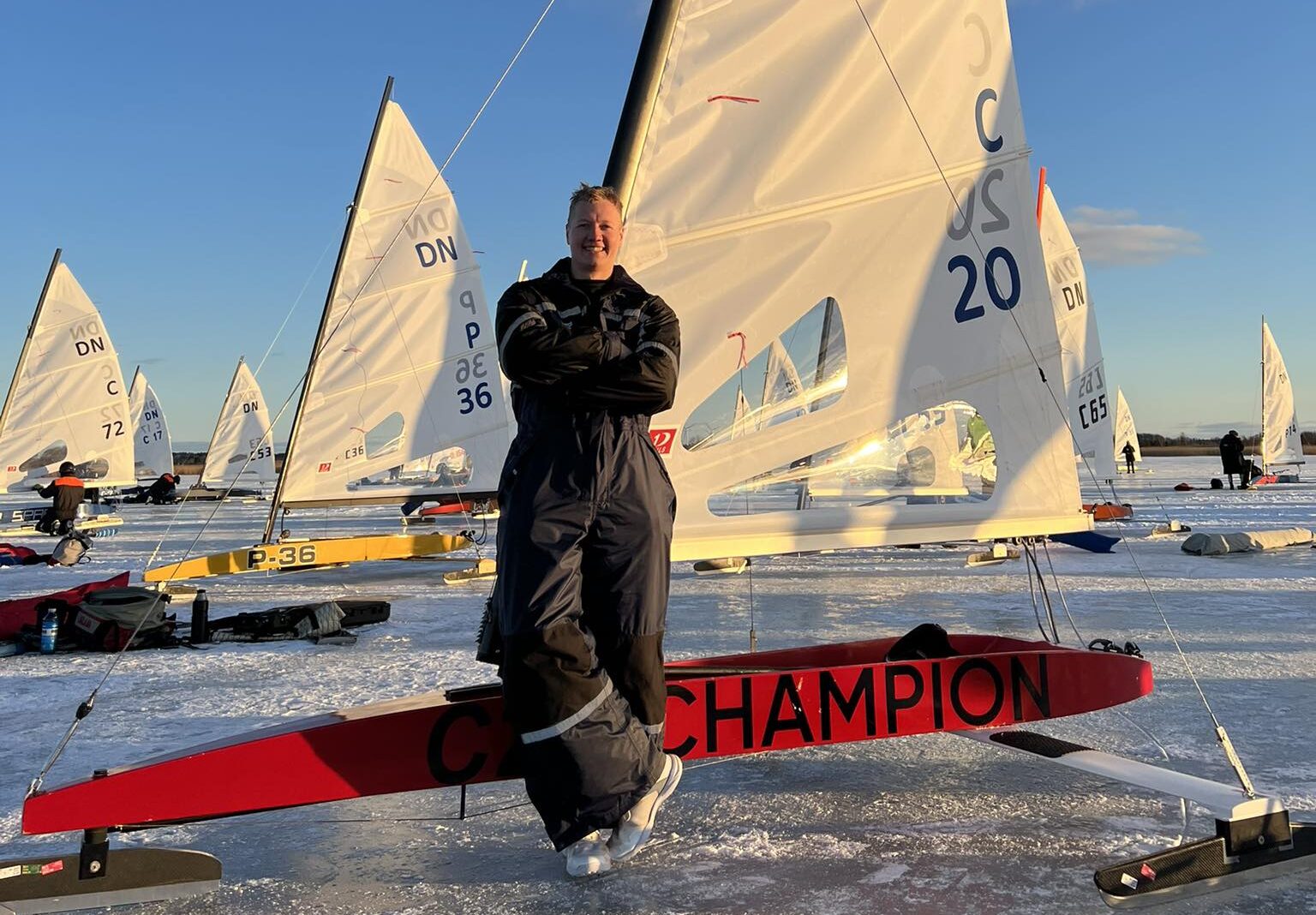 Rasmus Maalinn võitis jääpurjetamise maailmameistrivõistlused