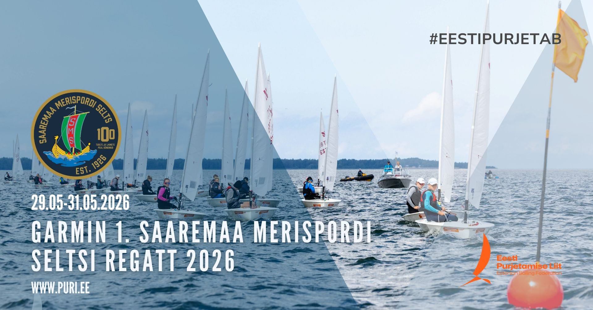 Garmin Purjetamise Võistlussari 2026 algab Saaremaal